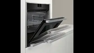 NEFF B47FS34N0B Slide&Hide Single Oven with FullSteam and Baking Assist Functions