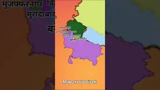 Which districts of Uttar Pradesh share their borders with Uttarakhand?