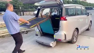 BMWR-T manual wheelchair ramp for van rear door