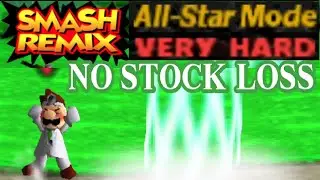 Smash Remix - All Star Mode Gameplay with Dr. Luigi (VERY HARD) No Stock Loss