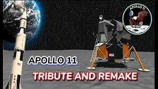 APOLLO 11 REMAKE - Simplerockets 2 mobile (Craft by Rizkyman)