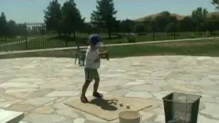 3 Yr Old Golf Prodigy Jaden's trick shots...Hello NorCal, World!!!