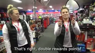 Double Rewards Points at SportsPower Super Warehouse in Coffs Harbour