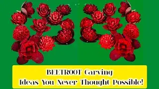 BEETROOT Carving Ideas You Never Thought Possible! @Fruit_Carving_Art #carving #art #viralvideo
