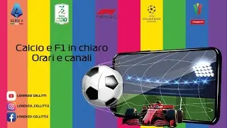F1 e Calcio in Chiaro Questo Weekend: Orari, Canali e opinioni