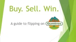 Beginners Guide to Making Money (aka 'Flipping') on Gumtree as a Hobby.