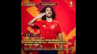 Marc Cucurella Shines at Euro 2024! Bet Now at Scorpion Casino!