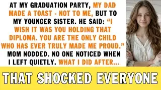 At My Graduation Party, My Parents Said My Sister Was 