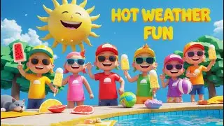 Hot Weather Fun ☀️ | Kids Summer Rhyme | Cool Songs for Sunny Days
