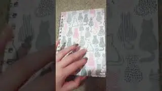 ASMR Notebook tapping and scratching