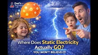 Where Does Static Electricity Actually Go? | [Dad's Discovery Lab]
