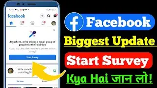 Facebook New Update | Facebook Start Survey Update | Facebook Ads on Reels | Facebook Monetization