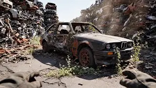 ASMR Car Restoration Full Rebuild of green  BMW M3 E30 1988 from Abandoned Condition to Looking New