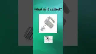 Essential Electric Kitchen Helpers #video #quiz#kitchen #utensils #equipment#vocabulary#viralshorts