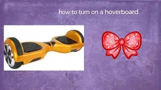 How to turn on a hoverboard when you first get one 🥰🤩☺️