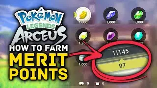 Pokemon Legends Arceus MERIT POINT Фарм, предметы для эволюции, советы и рекомендации!