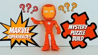 Marvel Superheroes - Mystery Puzzle Build! - For Kids
