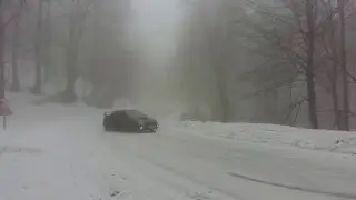 Subaru Impreza WRX STi Snow drift Georgia