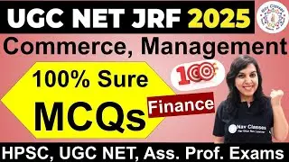 100% Sure MCQs Finance | Commerce, Management |  UGC NET, HPSC, Ass. Prof. Exams
