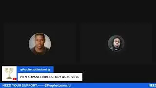 MEN ADVANCE BIBLE STUDY 01/30/2026