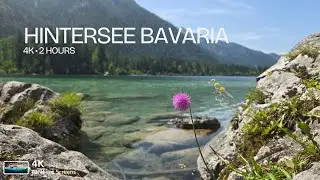 Hintersee Lake (Ramsau) | 4K Static Nature View | Silent TV Background