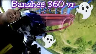 The Banshee 360 pov, 360 VR, VR roller coaster, Kings Island,コースター VR