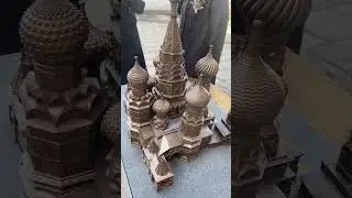 St. Basil's Cathedral and the monument to Minin and Pozharsky, model, Moscow