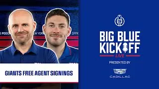 Giants Free Agent Signings | Big Blue Kickoff Live | New York Giants