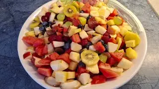 Ensalada de frutas mixtas/ Un día conmigo 😋 