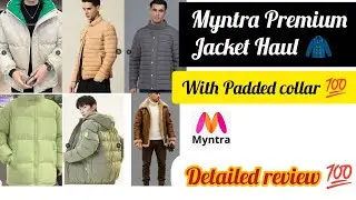 Myntra Winter Puffer Jacket 🧥#myntra #shortsfeed #ytshorts #winter