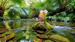 Sleep Therapy Tonight 😴 River Sounds & Birds for Restful Sleep