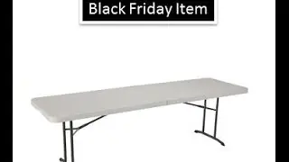 80175 Lifetime 8ft Fold in Half Table