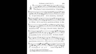 Antiphon &laquo; Salve Regina &raquo;, Liber Usualis 279 (1961)