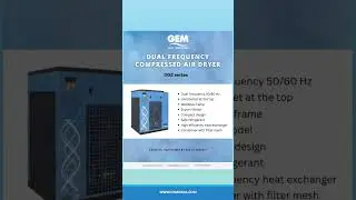 Dual Frequency Compressed Air Dryer- SHORTS 2 | GEM Equipments | Energy-Efficient Moisture Removal