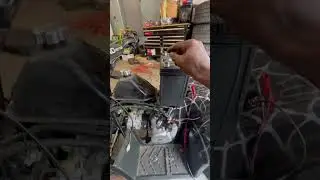 Chinese ATV trick for no key. Make sure you unplug the kill switch&ignition (key part)