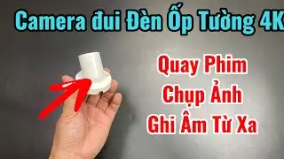 Camera Ngụy Trang Đui Đèn Trắng Ốp Tường - Hướng Dẫn Cài Đặt Camera Đui Đèn Kết Nối Từ Xa Qua 3G 4G