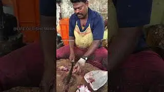 Kasimedu🔥Speedselvam Silver Pomfret Fish Cutting Video #speedselvamcutting #kasimeduspeedselvam