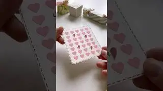 DIY full of hearts card #diy #gift #handmade #cute #craft
