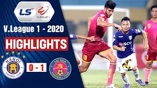 H&agrave; Nội vs S&agrave;i G&ograve;n: 0-1 | Highlights V.League 2020 | On Sports