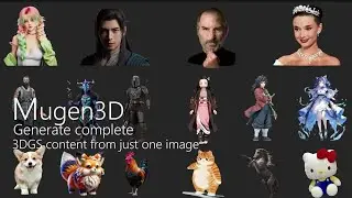 3DGS content from just one image