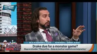 FIRST THINGS FIRST | Nick Wright STUNS, Drake Maye Doesn't NEED A Monster Game To WIN Super Bowl