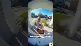 Porch Pirate#ringdoorbell#porchpiratecaught#glitter#funny#viral