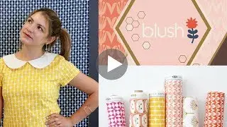 New Sewing Projects - Blushing over Dana Willard's New Fabric Collection for AGF