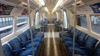 Train Carriage Interior Tour Jubilee line 1996 Stock 96022 Stratford to Stannore