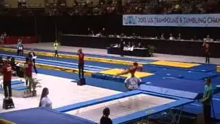 Unity Acrobatic Sports & Artistic Movement Kannika on Trampoline Nationals 2013