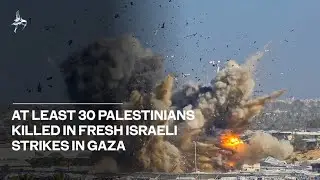 At least 30 Palestinians killed in fresh Israeli strikes in Gaza