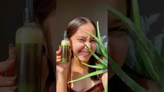 Dandruff & Frizzy hair😫 DIY natural shampoo for silky smooth hair#haircare#beautytips#youtubeshorts