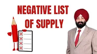 Negative list under GST | By Jaspreet Singh Johar