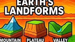 🌋  &ldquo;What&rsquo;s the Difference Between a Valley, Plateau & Mountain? (Earth&rsquo;s Amazing Landforms)&rdquo;