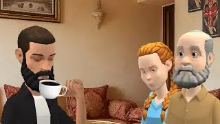 عريس لاميا بغا الجواب و جا عند الحاج🤔 وعماماتها كالو مدوها شحال فيكم تعواج🤨